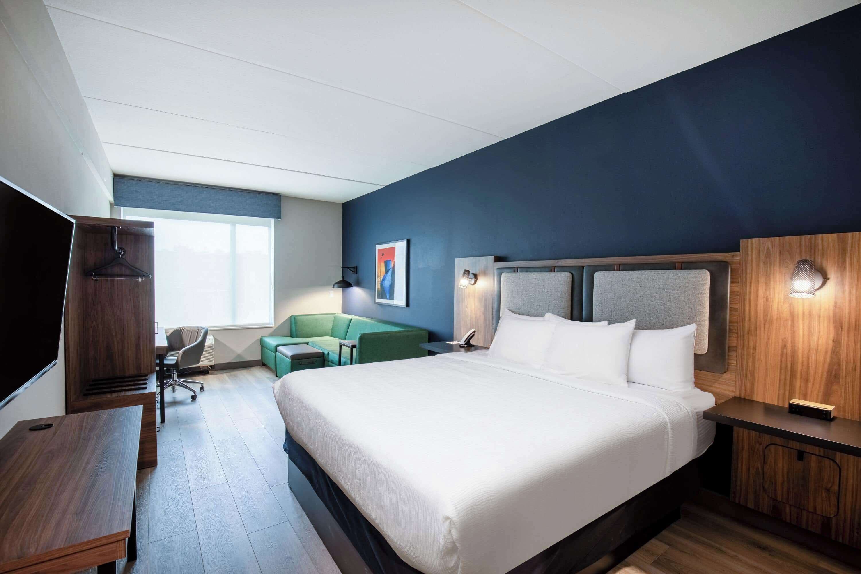 Executive-rum - 1 kingsize-säng - icke-rökare | Individuell inredning, skrivbord och arbetsyta för laptop