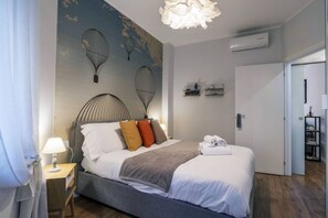 2 habitaciones, tabla de planchar con plancha, wifi y ropa de cama