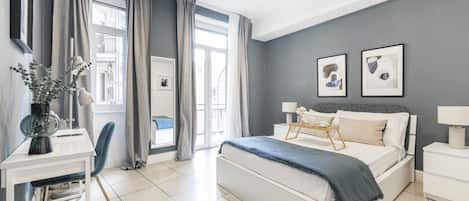 2 slaapkamers, een strijkplank/strijkijzer, wifi, beddengoed