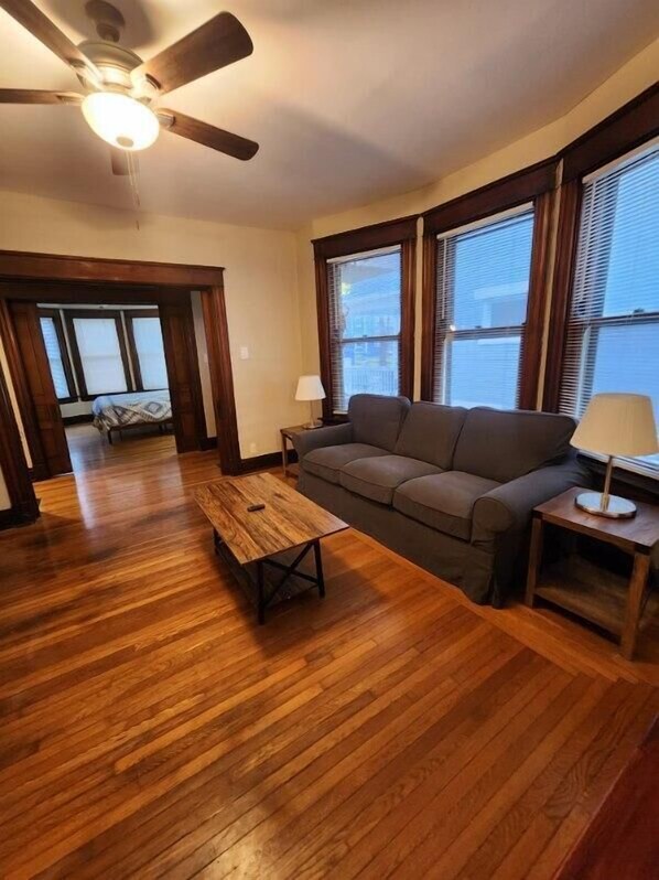 TV, caminetto, studio