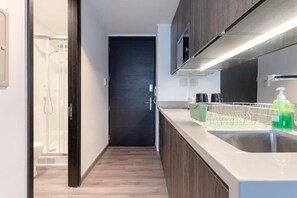 Apartment, 1 Schlafzimmer, Terrasse, Gartenblick | Innenbereich