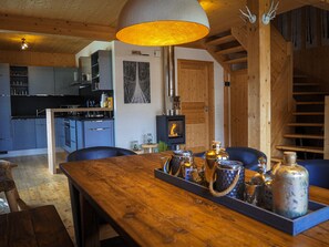 Fridge, microwave, oven, dishwasher - Murau 18 - Chalet with whirlpool & infrared sauna (Murau)