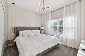 5 bedrooms, iron/ironing board, travel crib, WiFi