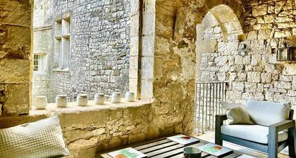 New! Historic Chateau near UzĂšs, The Vaulted Palace, 1 of 3 apartments, courtyar