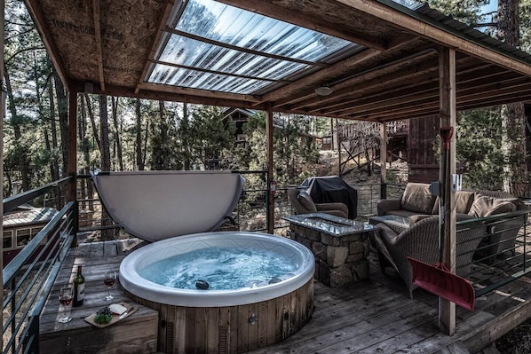 Baignoire à remous extérieure
