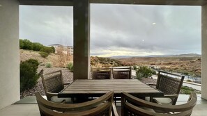 Outdoor dining - Pool Open! | Warm Pool, Hot Tubs, Slide, Waterfall | New 2020 | #44 (Saint George)