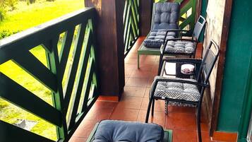 Panoramic Quadruple Room, 1 Bedroom, Balcony | Terrace/patio