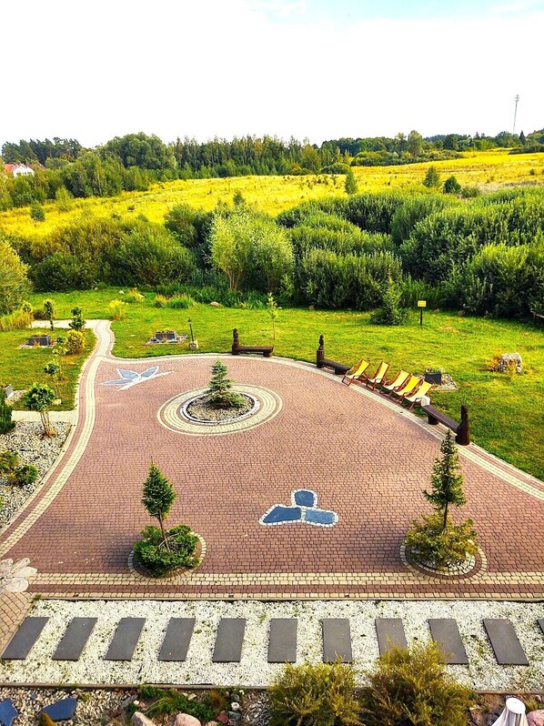 Panoramic Quadruple Room, 1 Bedroom, Balcony | Garden view - Hotelik Mazurska Chata (Mikolajki)