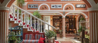 Experience the charm of a cozy Hotel that exudes the ambiance of vintage Georgia