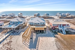 House, 5 Bedrooms | Exterior - The Anchored Lighthouse - 2630 Bienville Blvd 5 Bedroom Home by RedAwning (Dauphin Island)