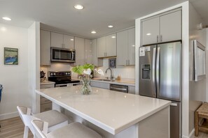 Leilighet, 1 soverom | Eget kjøkken | Kjøleskap, ovn, kaffetrakter/tekoker og brødrister