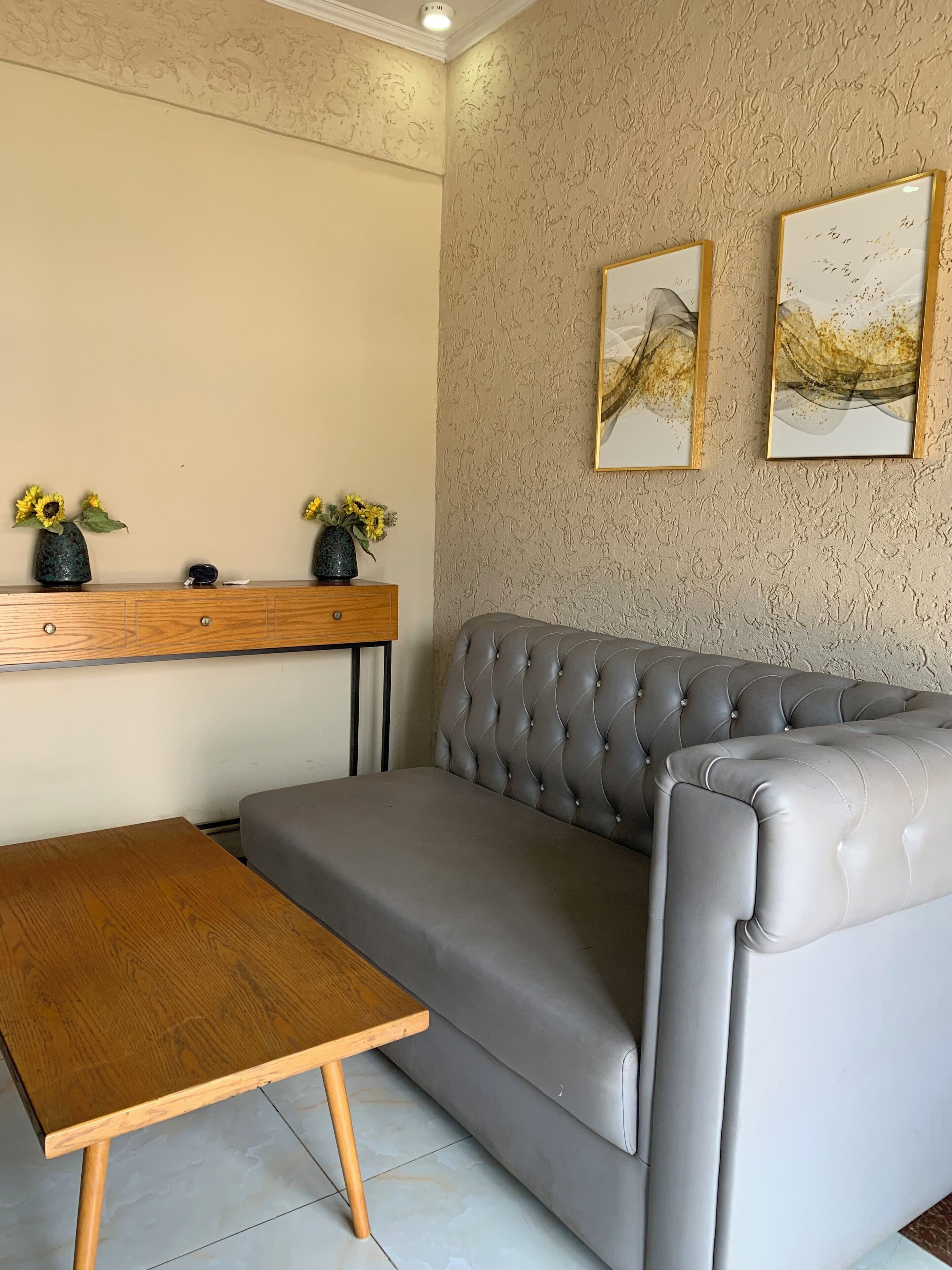 Sitteområde i lobbyen