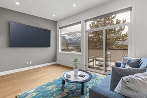 TV, fireplace, offices