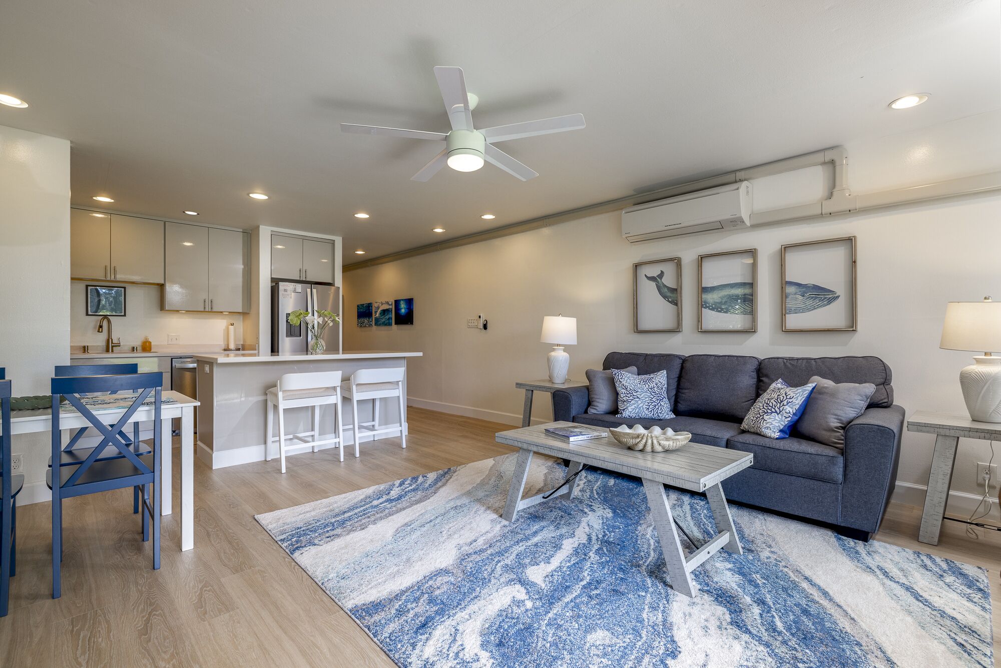 Turtle Bay 1 bed with Covered Lanai Renovated AC & Golf Course Views