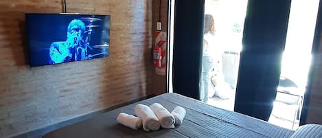 1 slaapkamer, een kluis op de kamer, reisbedje, gratis wifi