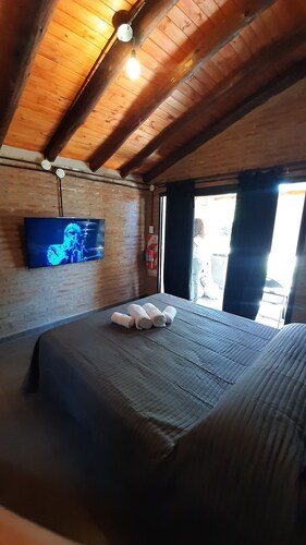 Chuncanitos of the river. Near the river, with views of the mountains