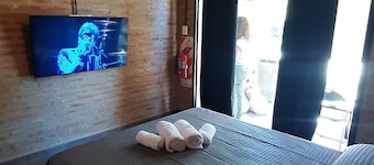 Chuncanitos of the river. Near the river, with views of the mountains