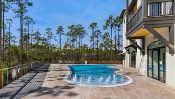 Una piscina climatizada