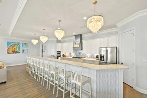 Fridge, microwave, oven, stovetop - Gorgeous 5 Bedroom, 5.5 Bath Gulf View Home w/ Private POOL! (Pensacola Beach)