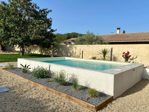 Outdoor pool - Maison de Famille Avec Piscine Sécurisée (Gallargues-le-Montueux)