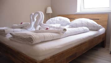 3 slaapkamers, reisbedje, gratis wifi, beddengoed