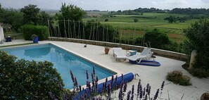 Outdoor pool - Maison et Piscine au Cœur des Vignes.calme, Authenticité du Paysage Languedocien (Pailhes)