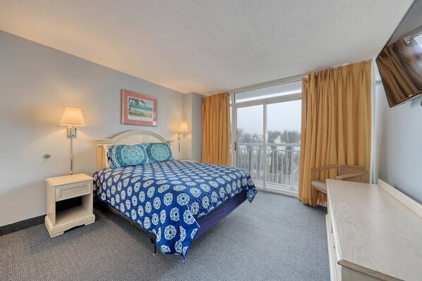 2 bedrooms, iron/ironing board, free WiFi, bed sheets - Amazing Condo at Atlantica Resort, Central Location, Watch Sunrise from Your Bed (Myrtle Beach)