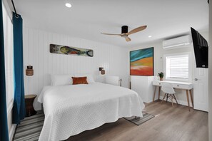 1 slaapkamer, een bureau, een strijkplank/strijkijzer, gratis wifi