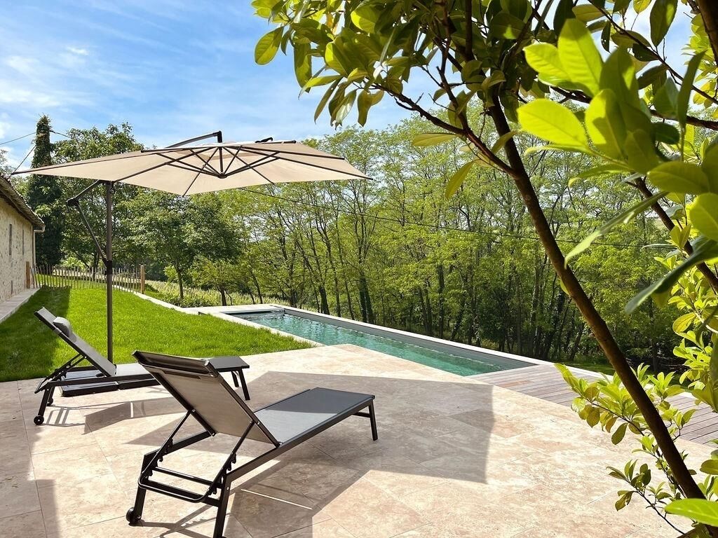 Piscine extérieure, piscine chauffée