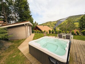 Terrace/patio - Chalet Sauna Jacuzzi 6 People (La Bresse)