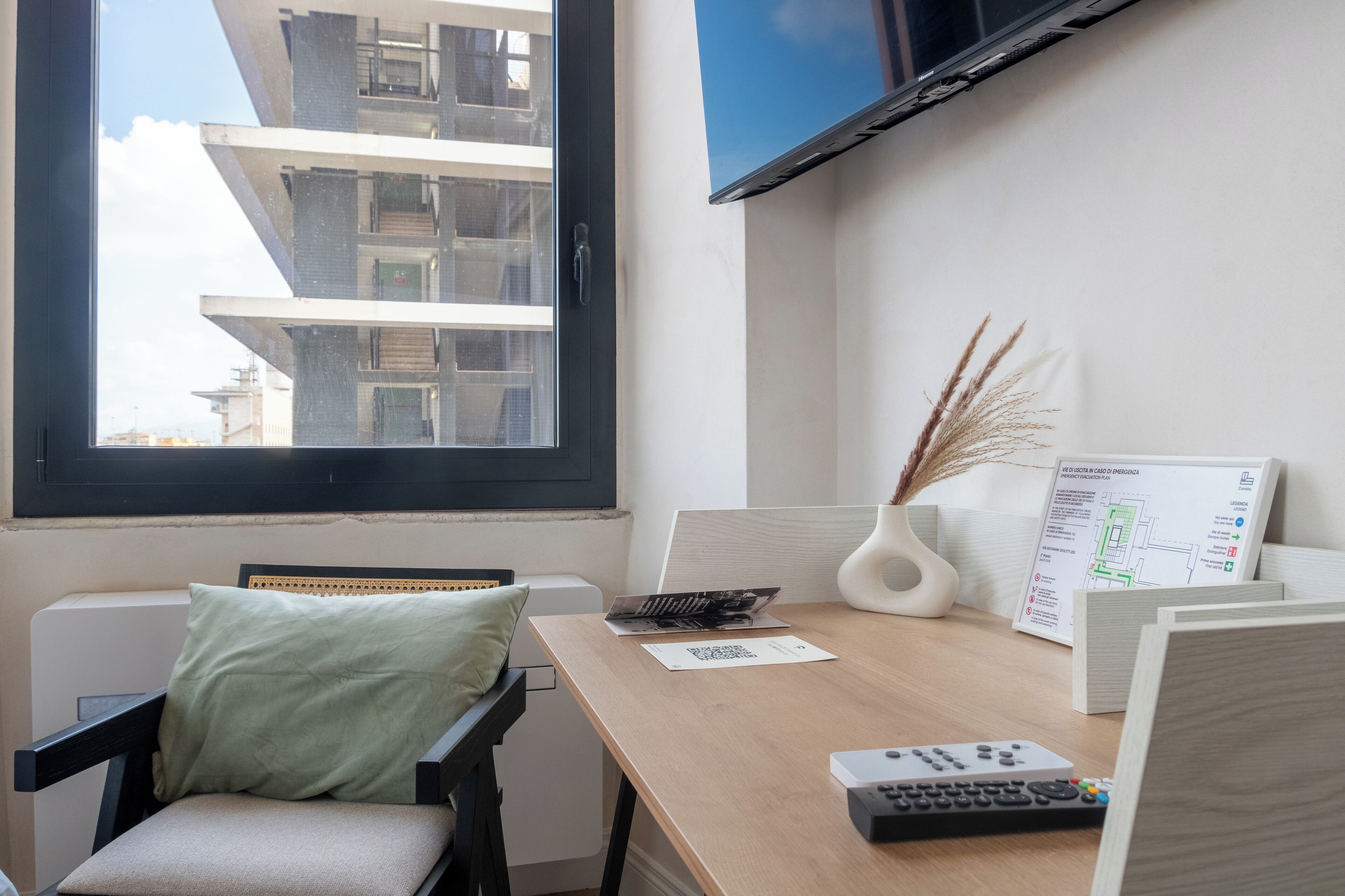 Comfort-Vierbettzimmer | Italienische Bettbezüge von Frette, hochwertige Bettwaren