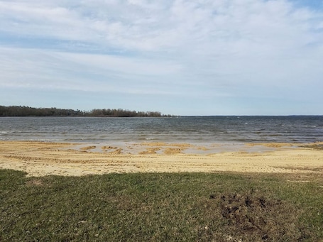 Private beach, beach cabanas, kayaking, fishing