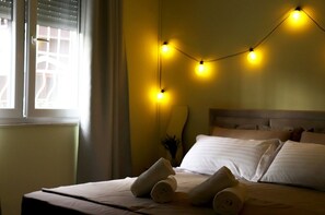 1 多间卧室、熨斗/熨衣板、WiFi、床单