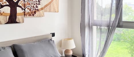 1 chambre, fer et planche Ă repasser, Wi-Fi, literie fournie