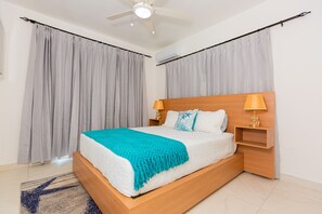 2 sovrum, värdeförvaringsskåp på rummet och strykjärn/strykbräda