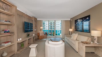 Smart-TV, Musikbibliothek, Stereoanlage