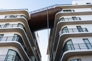 Voorkant van accommodatie