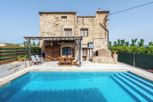 Maison de vacances 'Lo Molí De La Jòrdia' avec piscine privée, Wi-Fi et climatisation