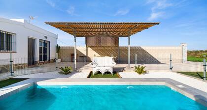 Maison de vacances 'Casa La Viña' avec piscine, Wi-Fi et climatisation