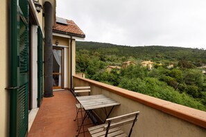 Outdoor dining - Apartment 'Elena E Joerg 1' with Mountain View, Shared Garden and Wi-Fi (Vezzi Portio)