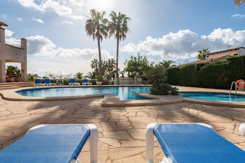 Ferienwohnung 'Residencial Planta Baja Cerca Playa' mit Meerblick, Wi-Fi und Klimaanlage