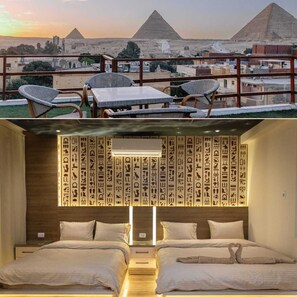 Royal Triple Room | Egyptian cotton sheets, premium bedding, pillow-top beds, minibar