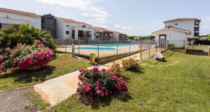 Appartement 3 chambres Biscarrosse Bourg dans résidence avec piscine