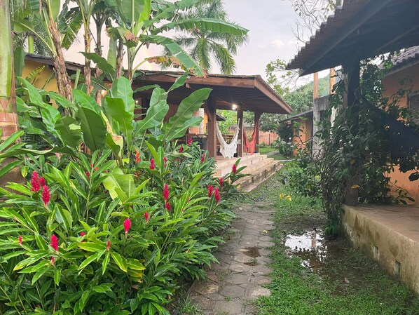 Terrace/patio - Camburi Chalés (São Sebastião)