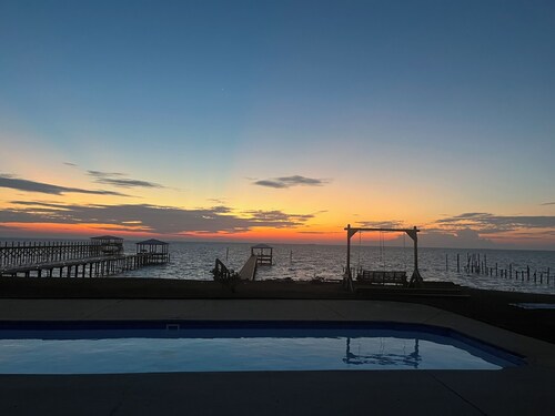 Come Relax and Enjoy the outdoors at our Beautiful Bay front home