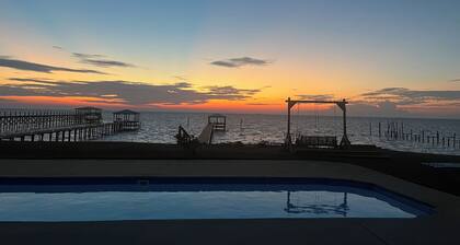 Come Relax and Enjoy the outdoors at our Beautiful Bay front home