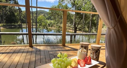 Glamping in the stunning Adelaide Hills in the heart of wine country