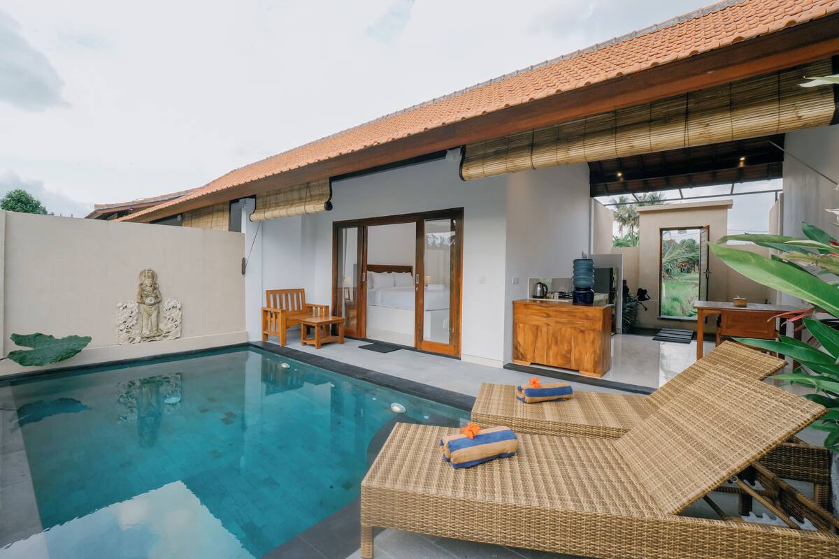 Basic Villa, 1 Bedroom, Kitchen, Pool View | Terrace/patio