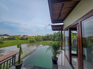 Deluxe Villa, 1 Bedroom, Kitchen, Pool View | Balcony view - Uma Jala Villa (Ubud)