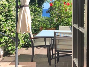 Outdoor dining - Bluehome addaura/mondello sea view with outdoor spaces. (Palermo)